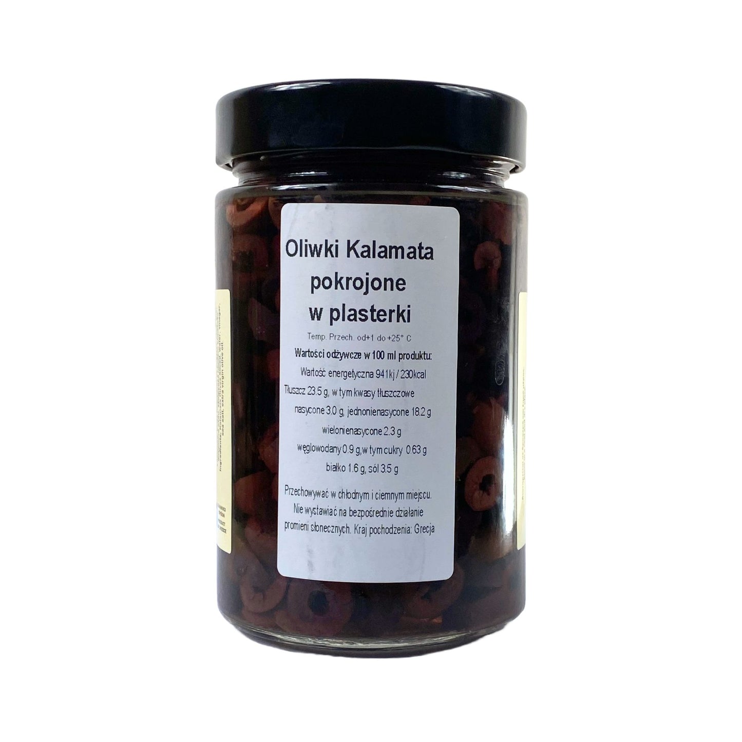 Oliwki Kalamata cięte w plasterki, 200g