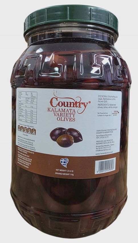 Oliwki z Grecji Country Kalamata 2kg po odsączeniu greckie